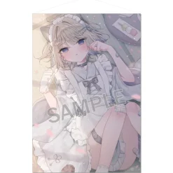 Mafuyu Illustration B1 Tapestry Mafu-chan: Japanese Style Maid