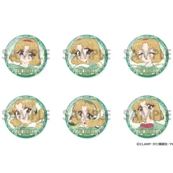 Magic Knight Rayearth Tin Badge Set Fuu Hououji ga Ippai Selection