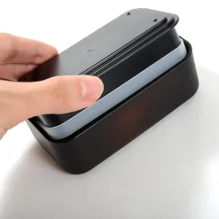 Maki-e Owl 2-Tier Mini Bento Box