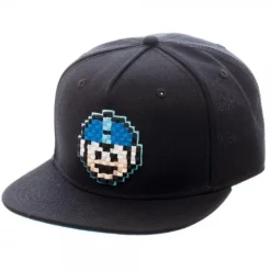 Mega Man 8-Bit Black Snapback