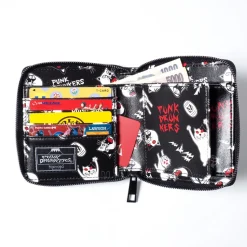 Meow Black Wallet