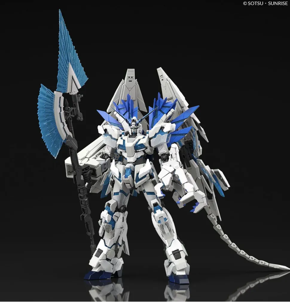 Mobile Suit Gundam Unicorn Blu-ray Box Complete Edition w/ RG 1/144 Unicorn Gundam PerfectIbility & Original Art Board