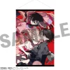 Monogatari Series x Kei Mochizuki B2 Tapestry Koyomi Araragi & Shinobu Oshino & Ougi Oshino