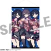 Monogatari Series x Kei Mochizuki B2 Tapestry Hitagi Senjougahara & Tsubasa Hanekawa & Suruga Kanbaru