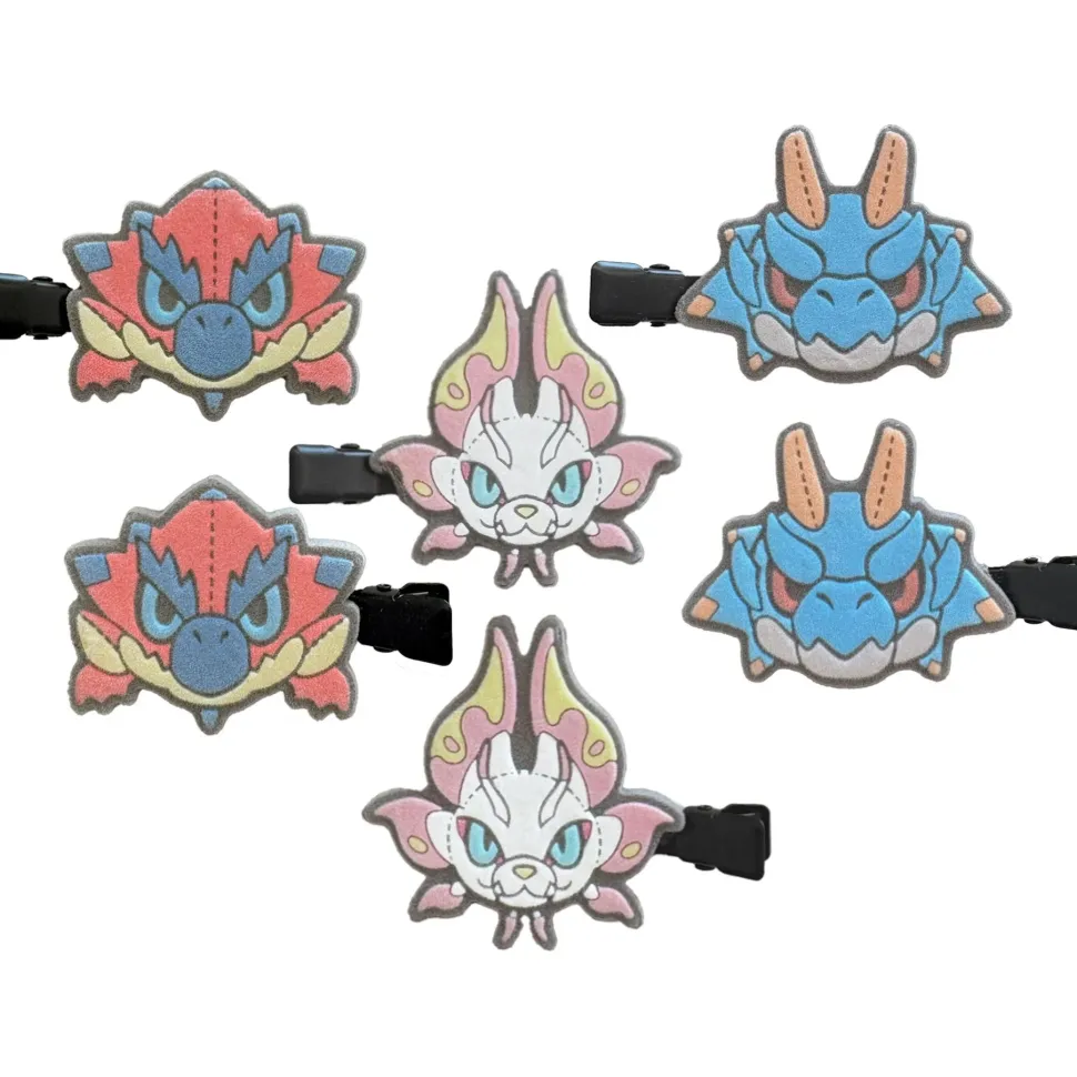 Monster Hunter MonDefo Flocky Hair Clip
