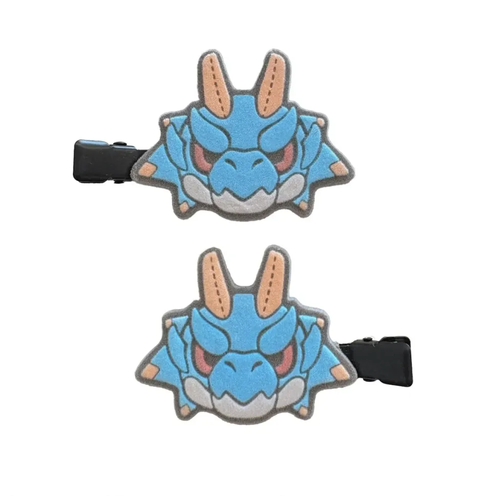 Monster Hunter MonDefo Flocky Hair Clip