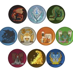 Monster Hunter: World Embroidered Pin Badge Collection Vol. 2 Box Set