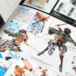 Monthly Attack on Titan Official Figure Collection Magazine Vol. 2: Levi (Three Dimensional Maneuver Gear Ver.)