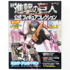 Monthly Attack on Titan Official Figure Collection Magazine Vol. 3: Mikasa (Three Dimensional Maneuver Gear Ver.)