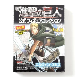 Monthly Attack on Titan Official Figure Collection Magazine Vol. 10 w/ Erwin Smith Figure (3D Maneuver Gear Ver.)