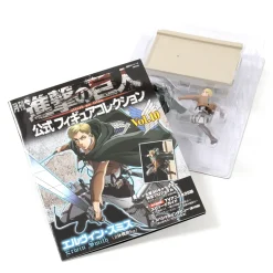 Monthly Attack on Titan Official Figure Collection Magazine Vol. 10 w/ Erwin Smith Figure (3D Maneuver Gear Ver.)