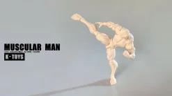 Muscular Man Body KT01A White Skin 1/12 Scale Action Figure