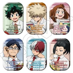 My Hero Academia Autumn Reading Character Pin Badge Collection Box Set