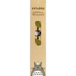 My Neighbor Totoro Totoro & Green Leaf Lace Bracelet
