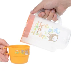 My Neighbor Totoro Totoro & Flowers Stackable Cup & Pitcher Set
