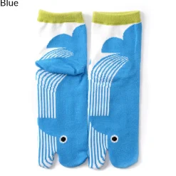 Nagomi Modern Women's Tabi Socks - Whale