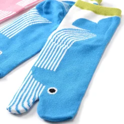 Nagomi Modern Women's Tabi Socks - Whale
