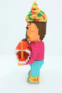 Nanoblock Shibuya Pixel Art Artist Works: Yukinori Dehara Figure