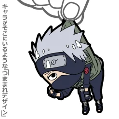 Naruto Shippuden Kakashi Hatake: Troubled Face Ver. Tsumamare Keychain Collection