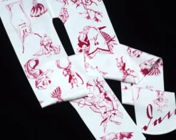 Neb aaran do 100 Friends Tights (Red)