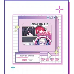 Needy Streamer Overload Flake Stickers