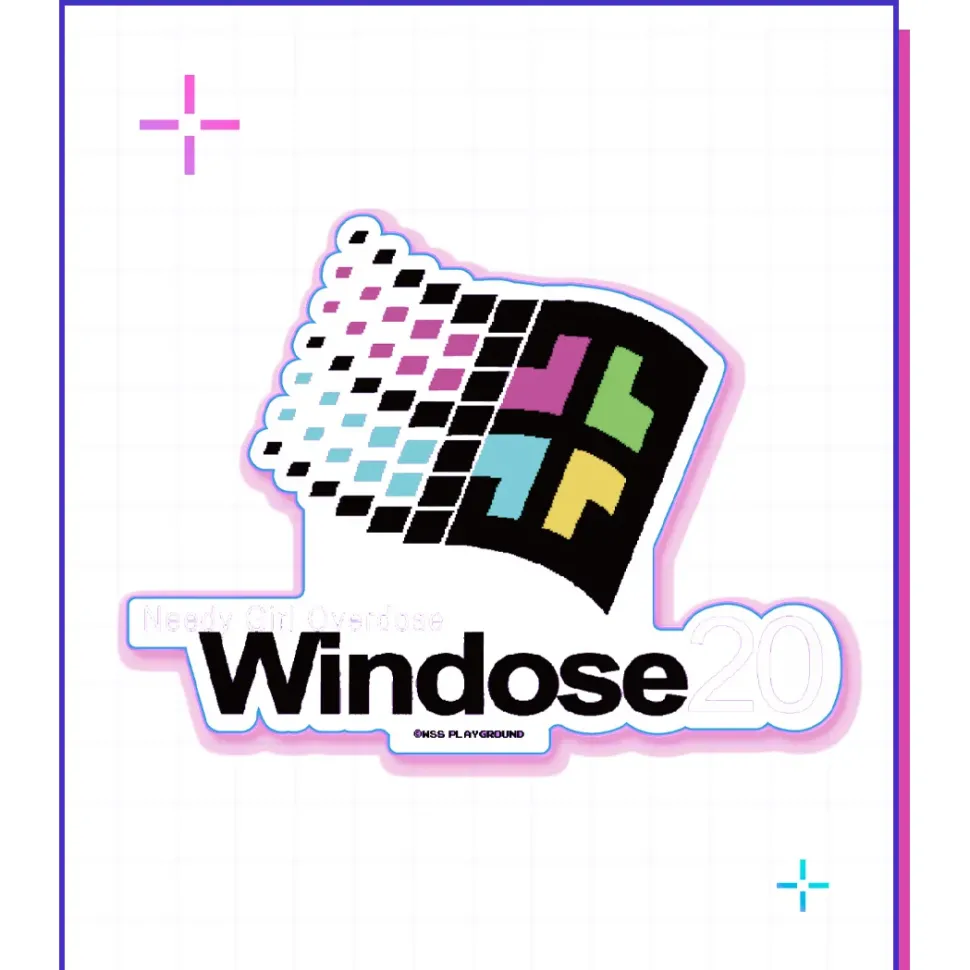 Needy Streamer Overload WINDOSE20 Clear Sticker