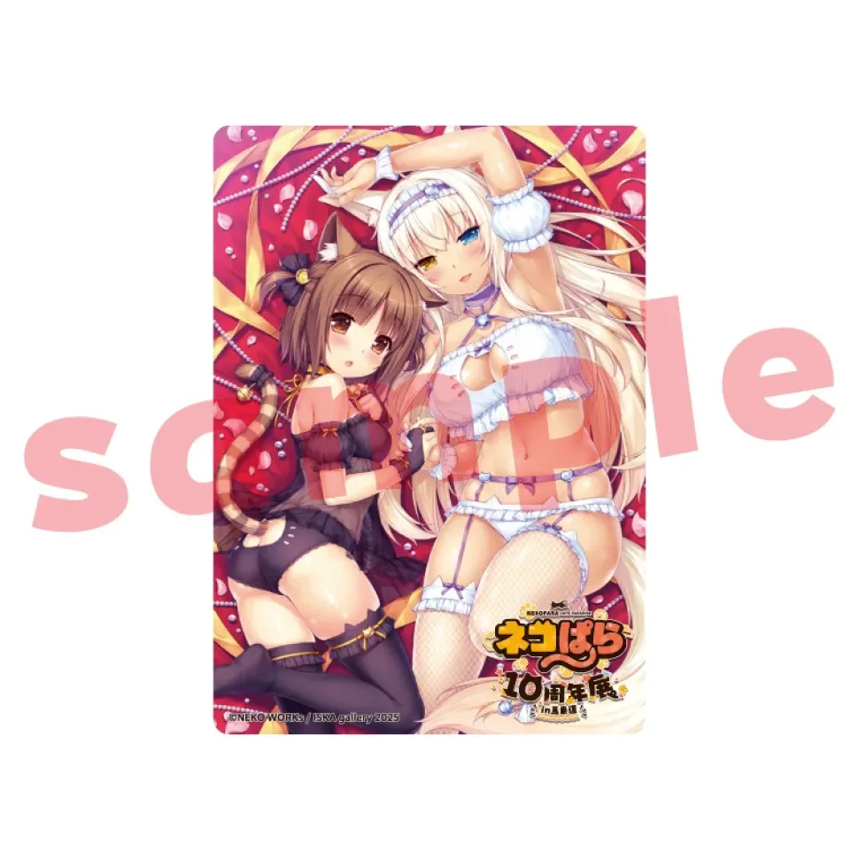 Nekopara 10th Anniversary Exhibition in Bashamichi Acrylic Trading Card Box Set