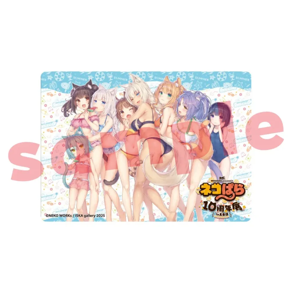 Nekopara 10th Anniversary Exhibition in Bashamichi Acrylic Trading Card Box Set