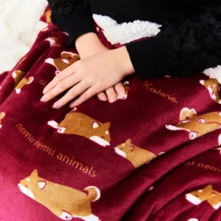Nemu Nemu Animals Printed Half-Blanket Series