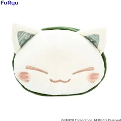 Nemuneko Cat Big Plush Toy Green Scarf Ver.