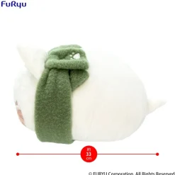 Nemuneko Cat Big Plush Toy Green Scarf Ver.