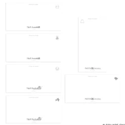 NieR Series Large Postcard Set