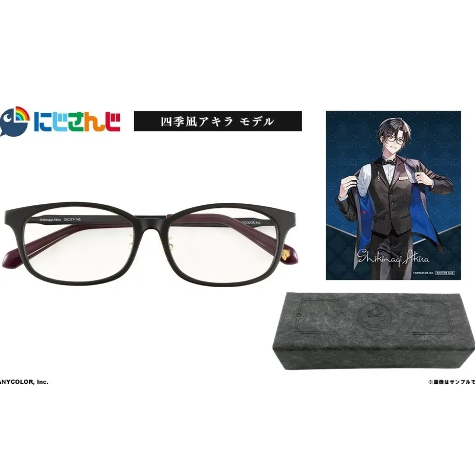 NIJISANJI VOLTACTION Collaboration Glasses Shikinagi Akira Model & Goods Set