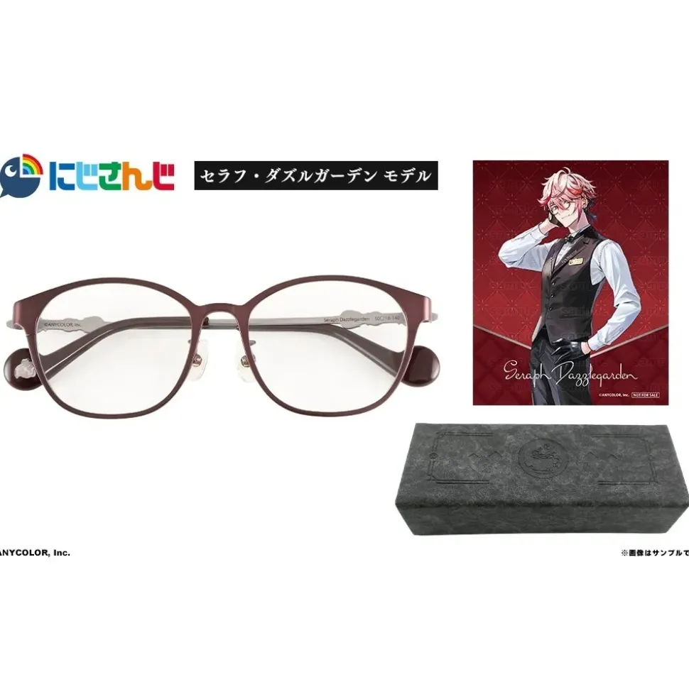 NIJISANJI VOLTACTION Collaboration Glasses Seraph Dazzlegarden Model
