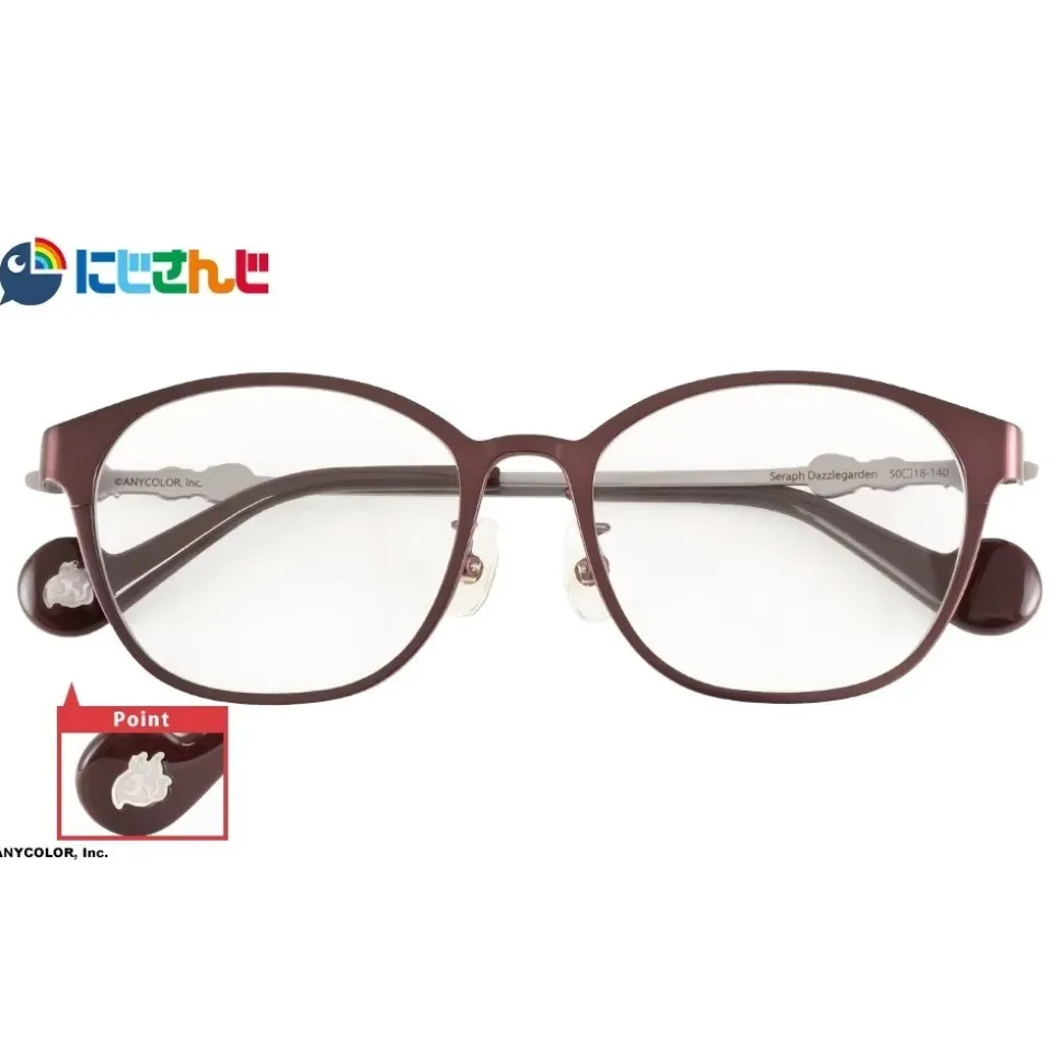 NIJISANJI VOLTACTION Collaboration Glasses Seraph Dazzlegarden Model