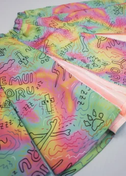 NUEZZZ Rough Sketch All-Over Print Cheer Skirt