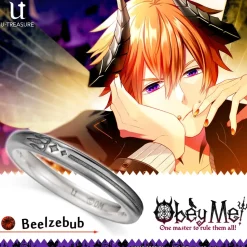 Obey Me! Beelzebub Silver Ring
