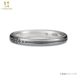 Obey Me! Belphegor Black-Coated Silver Ring