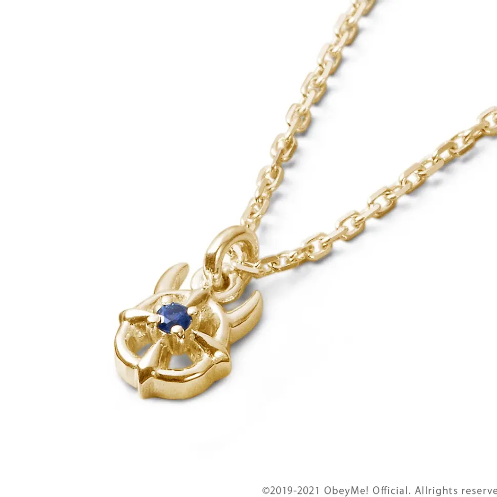 Obey Me! 10K Yellow Gold Logo Necklace