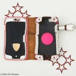 OJAGADESIGN Super Sonico Pink x Black Diary iPhone6/6s Case