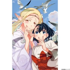 Otaku Elf Manga Edition Elda & Koito Acrylic Art Stand Blue Sky Ver.