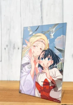 Otaku Elf Manga Edition Elda & Koito Acrylic Art Stand Blue Sky Ver.