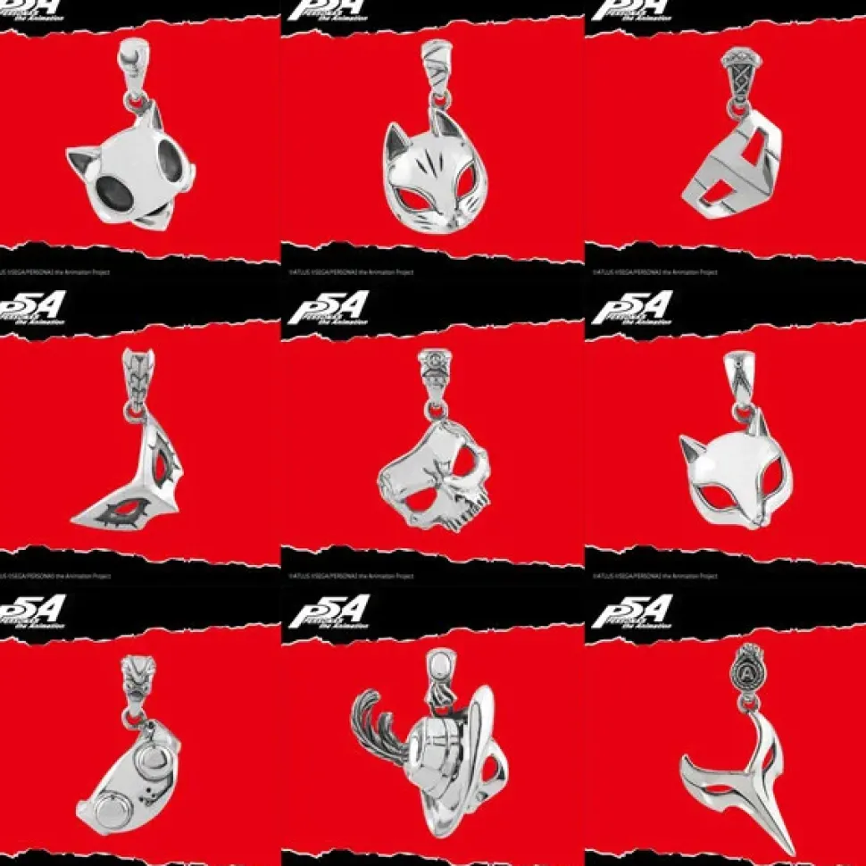Persona 5 the Animation Mask Pendant Charm Collection