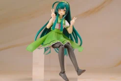Plafia Tohoku Zunko/Zundamon Project Tohoku Zunko 1/12 Scale Plastic Model Kit Mini Figure Included Set