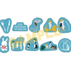 Promised Neverland Yuru Palette Flake Stickers