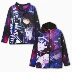 Puella Magi Madoka Magica the Movie -Rebellion- Homura Full Graphic Dry Hoodie