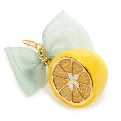 Q-pot. Lemon Ribbon Pierced Earring