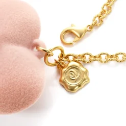 Q-pot. x Q-pid. Melty Heart Pink Necklace