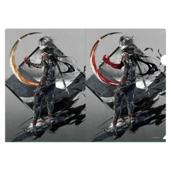 Quiz RPG: The World of Mystic Wiz / Ashura: Vermilion Edge A4 Clear File Set