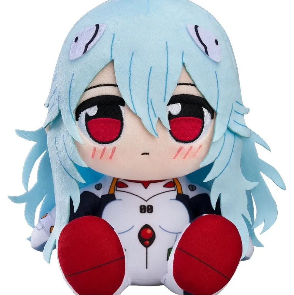 Rebuild of Evangelion Kuripan Plushie Rei Ayanami: Long (Long Hair: White Plugsuit) / Asuka Shikinami Langley (Jersey & Casquette Cap) / Kaworu Nagisa: School Uniform Ver.